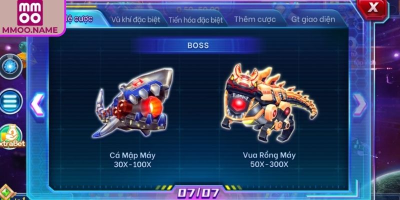 Bắt Cá Vũ Trụ MMOO - Luật Chơi, Tính Năng Và Kinh Nghiệm 2 Hệ thống vật phẩm hỗ trợ