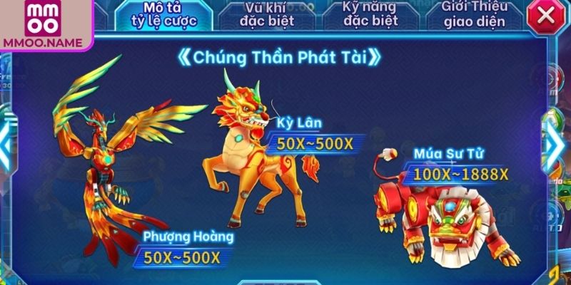 Sinh vật trung cấp trong Chúng Thần Phát Tài MMOO