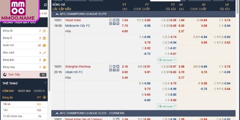 Loại hình tài xỉu