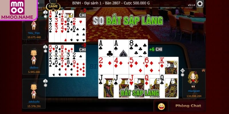 Luật chơi Mậu Binh MMOO